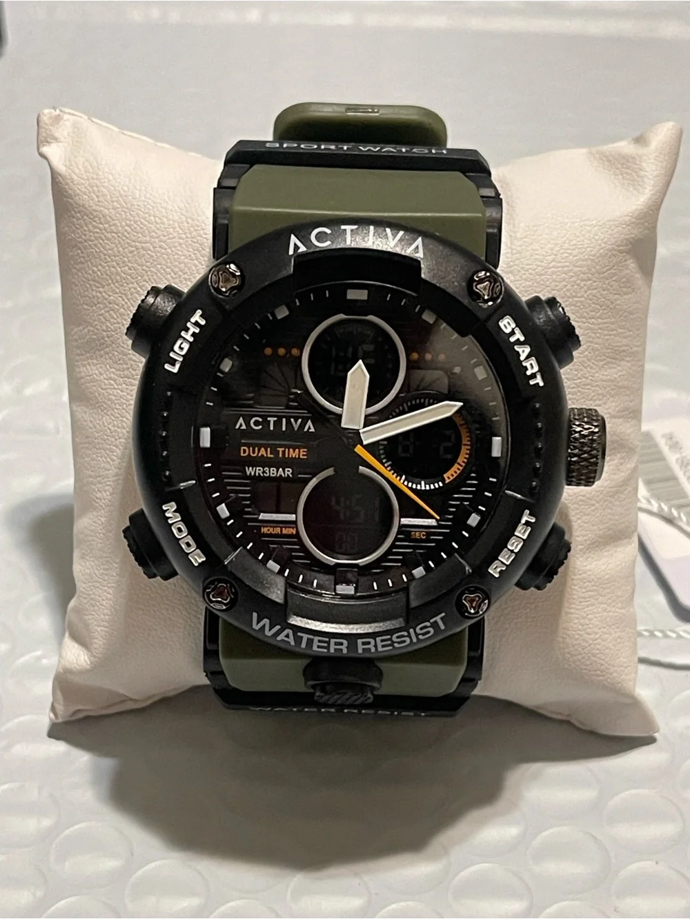 Activa X Invicta Digital & Analog Men's Watch - 52mm, Army Green